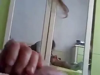 ince sarışın evde kötü lanet için aşağı konulu pono
